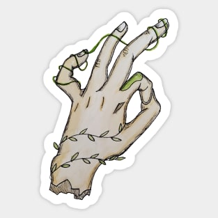 Ancient Okay Hand Sticker